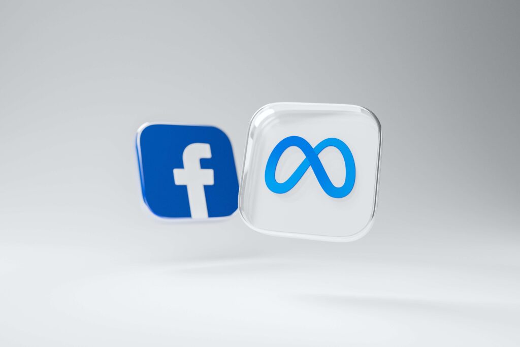 Meta Ads - Facebook and meta logo.